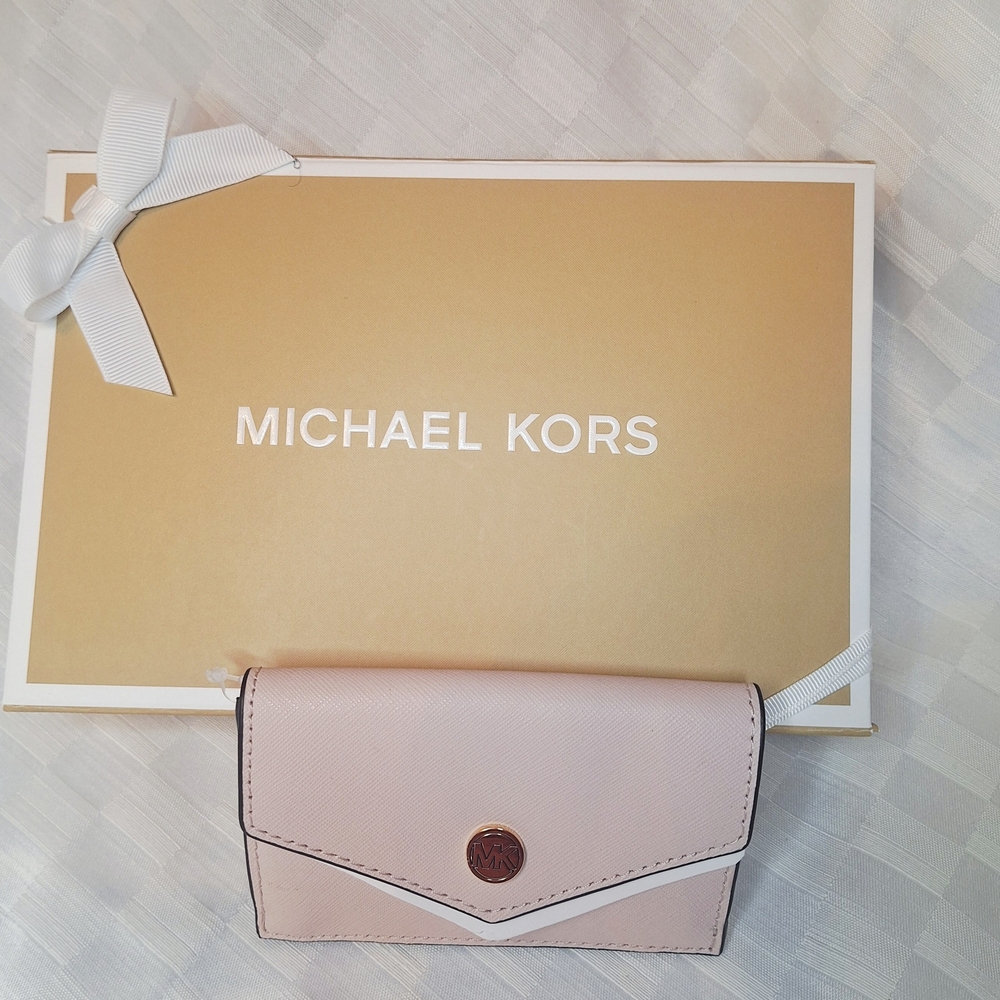 Michael Kors Blush Pink Card Holder